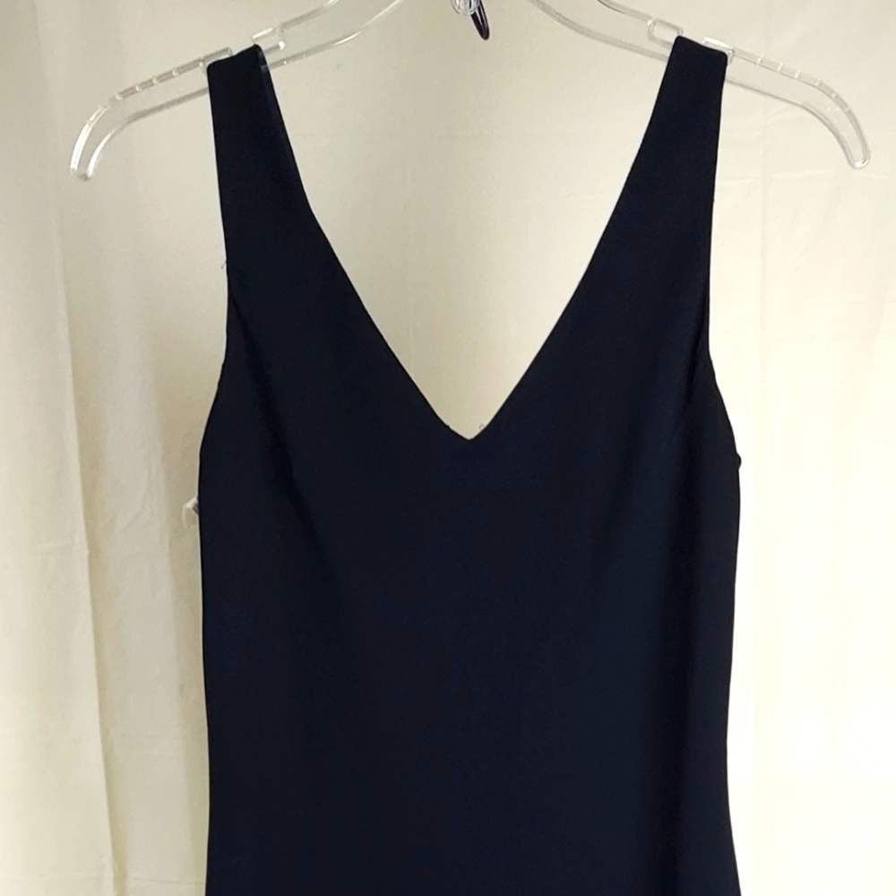 Size 6 Classic Black Dress Fluted Hemline